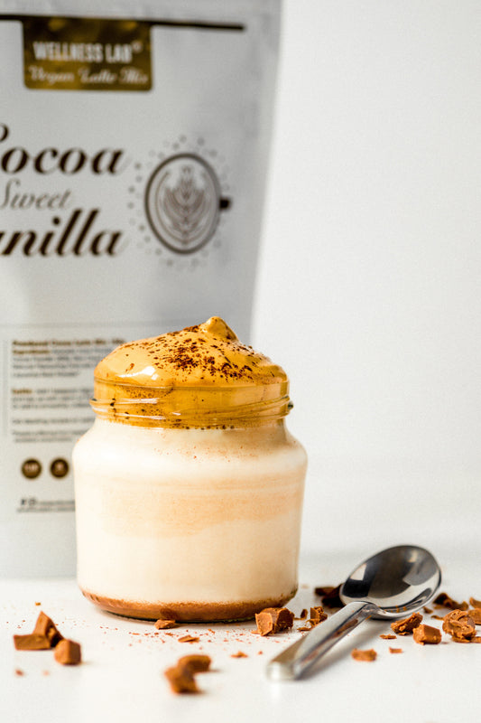 Cocoa Dalgona wellness lab