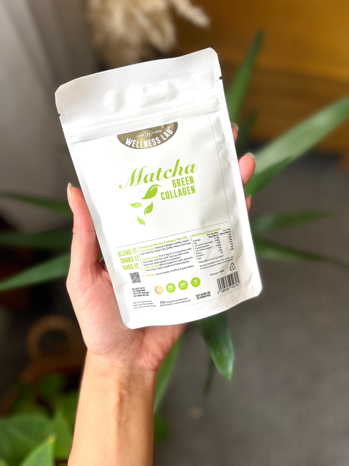 Matcha Green Collagen Type 1 & 3 | 50g - Wellness Lab®