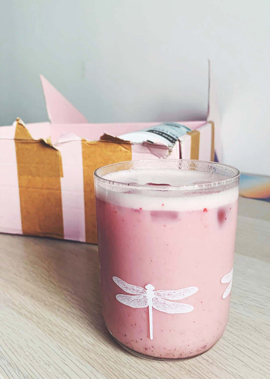 berry latte smoothie