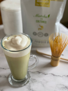 matcha latte by sabina wellness lab 