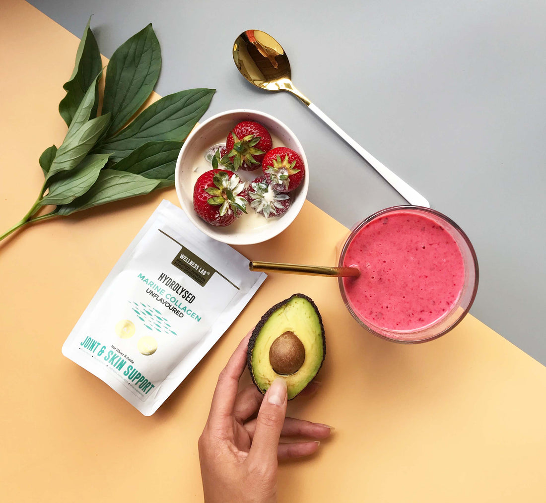Zesty Berry Smoothie with Marine Collagen
