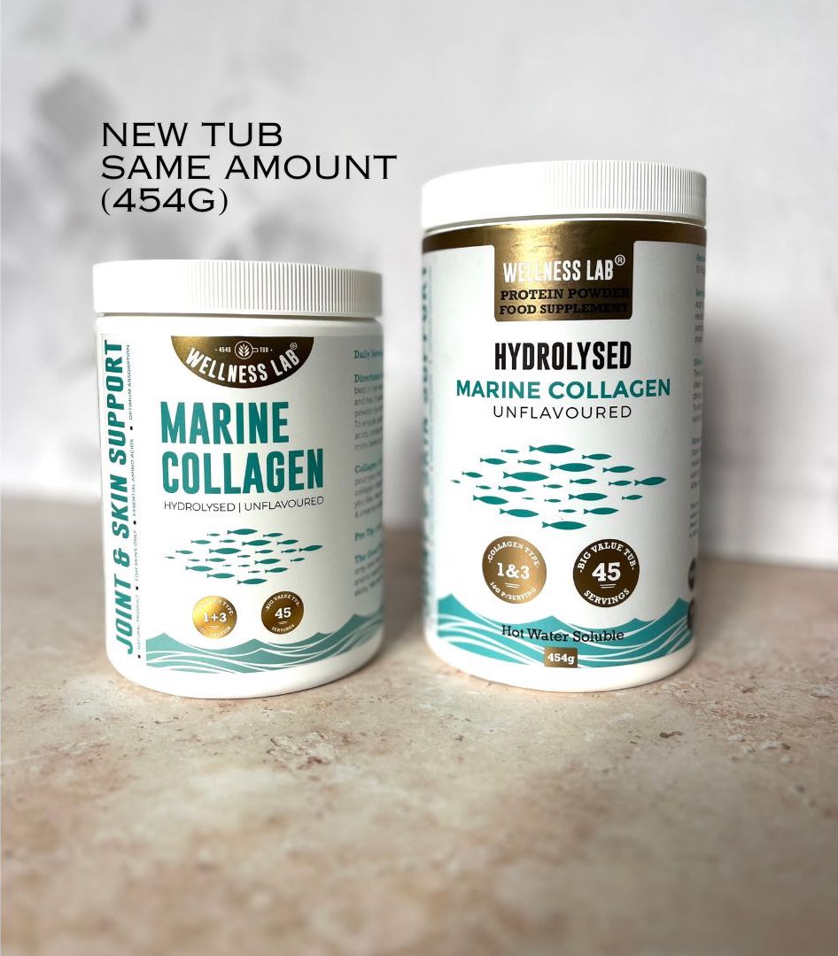 Marine Collagen Type 1 & 3 | 454g Tub - Wellness Lab®