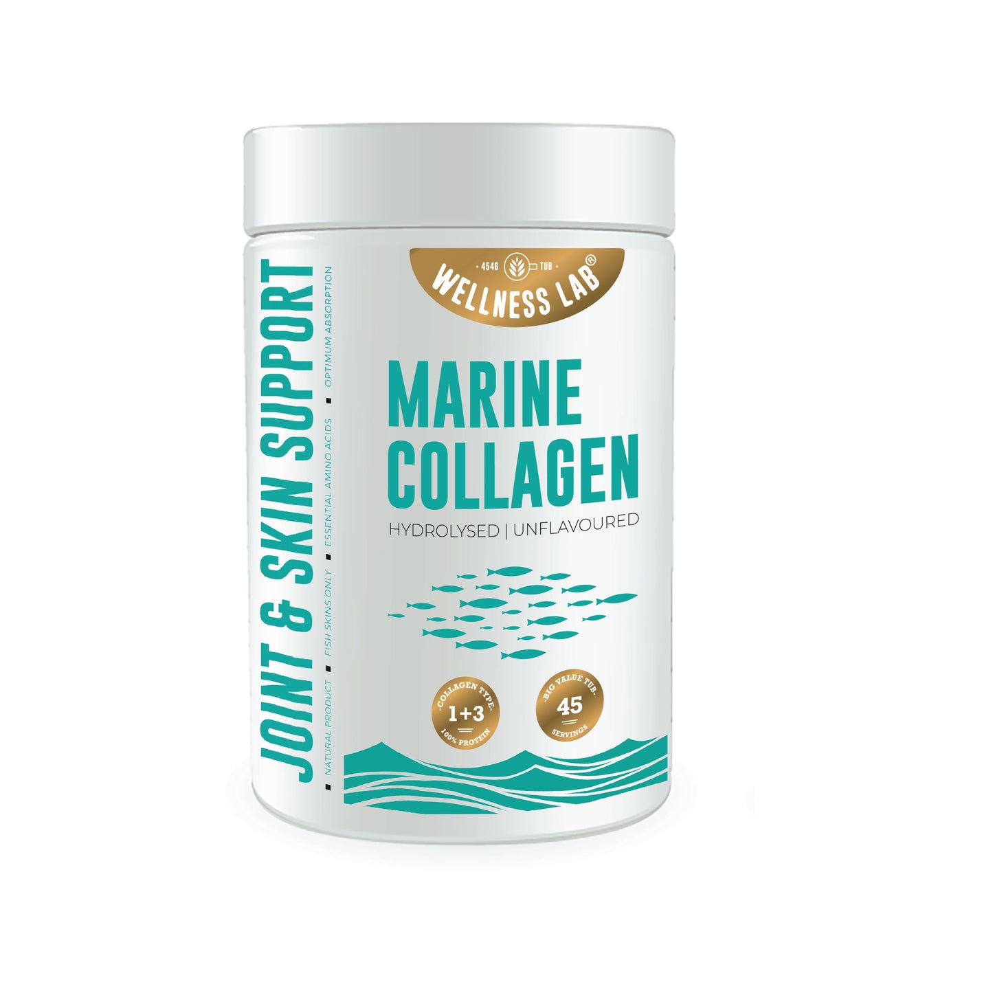 Marine Collagen Type 1 & 3 | 454g | Unflavoured