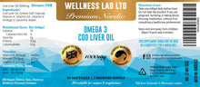 Omega 3 Cod Liver Oil | Norwegian & Icelandic Cod - Wellness Lab®