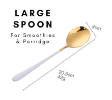 Golden Spoons & Straws for Iced Drinks & Smoothies - Wellness Lab®