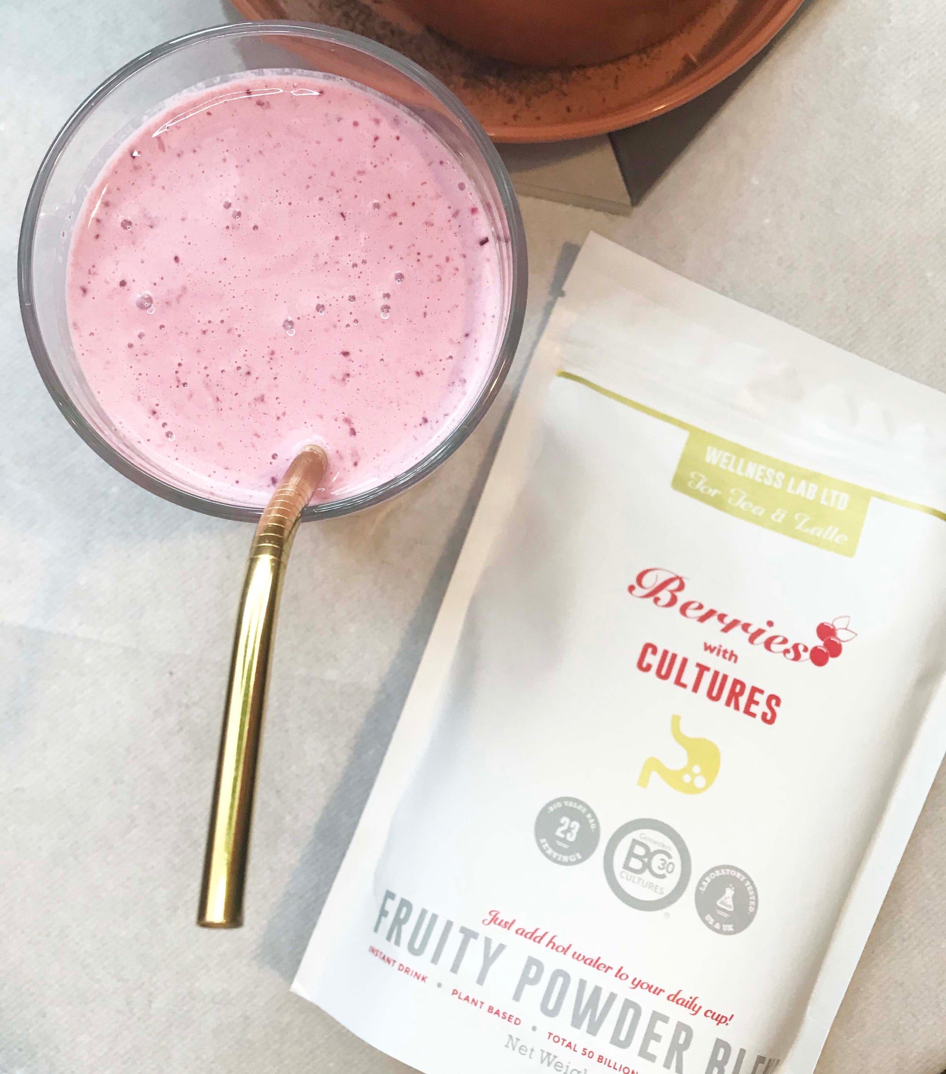 Fruity Berry Latte with Probiotics - Wellness Lab®