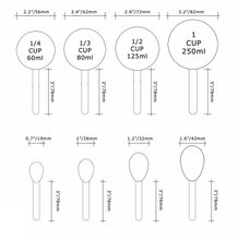 Baking Scoops & Cups - Wellness Lab®