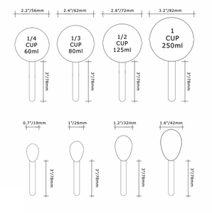 Baking Scoops & Cups - Wellness Lab®
