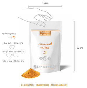 Spicy Turmeric Latte with Probiotics - Wellness Lab®